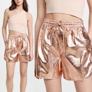 A.L.C. Metallic Gold Ryder Boxer Shorts size small